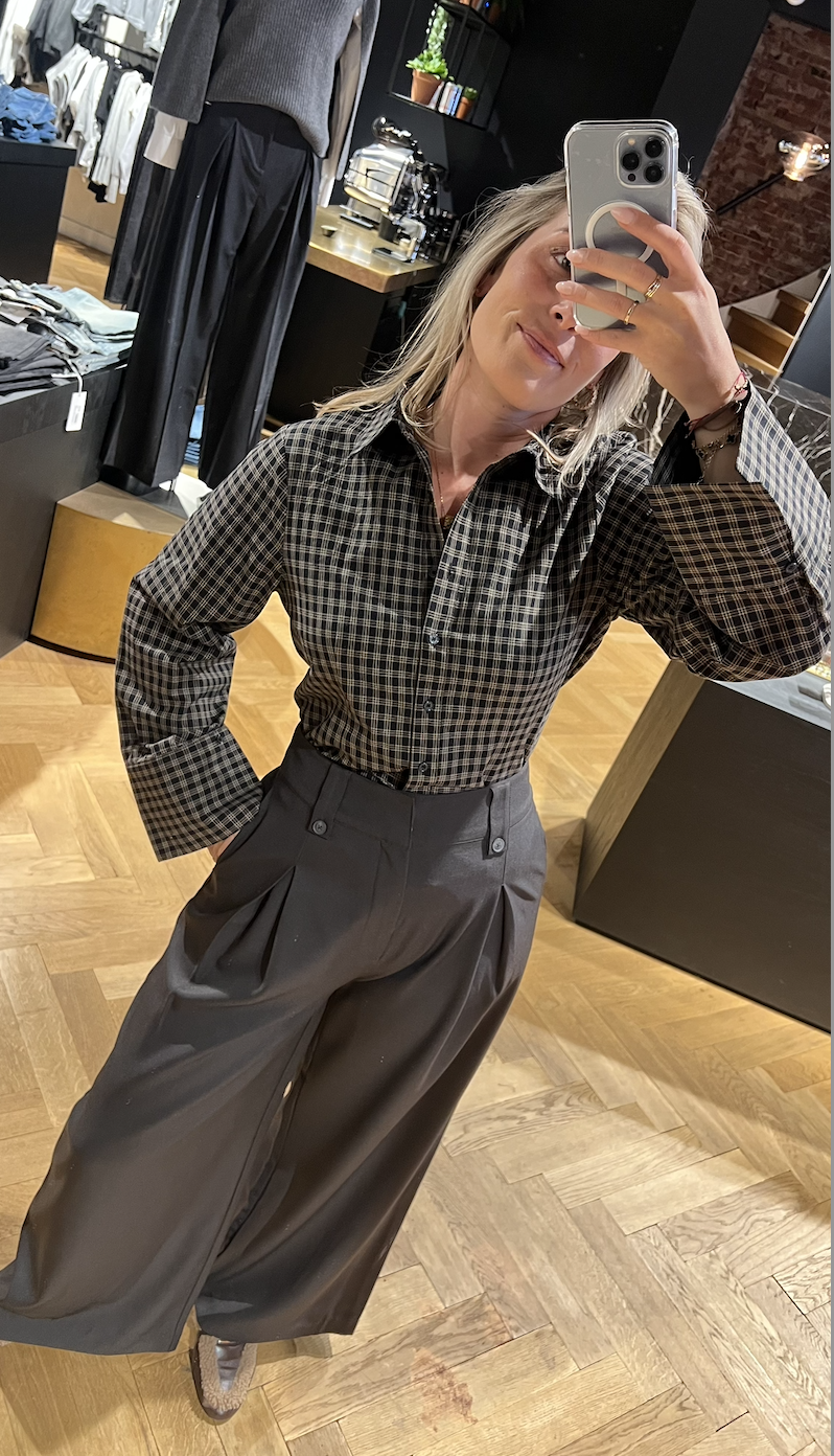 Rosa Mini Check Shirt