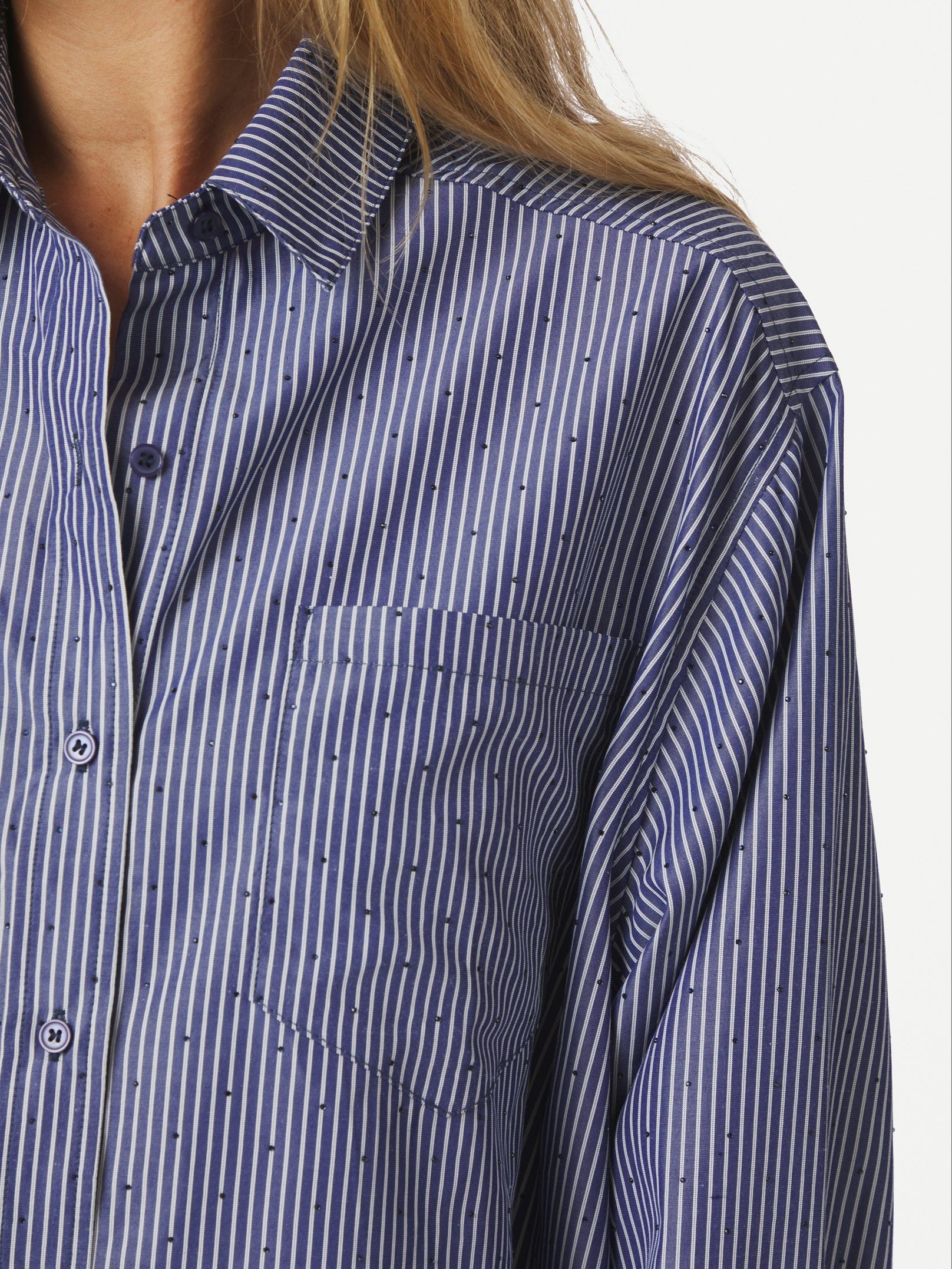 Dalma B Stripe Stone Shirt