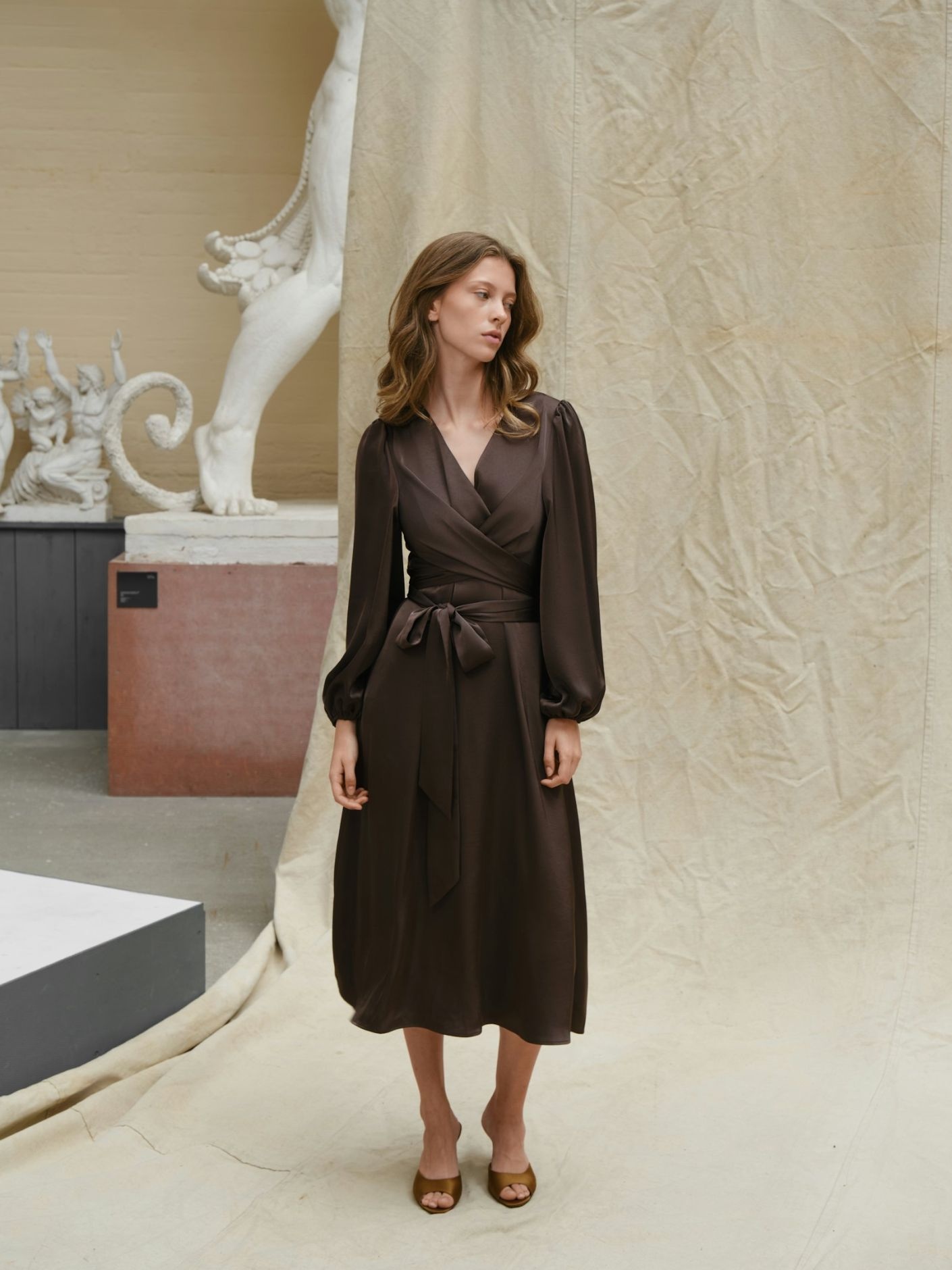 Neo Noir Rimini Heavy Sateen Dress