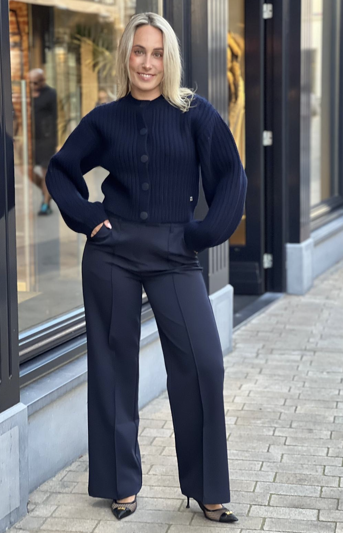 Zinnia Chunky Wool Cardigan