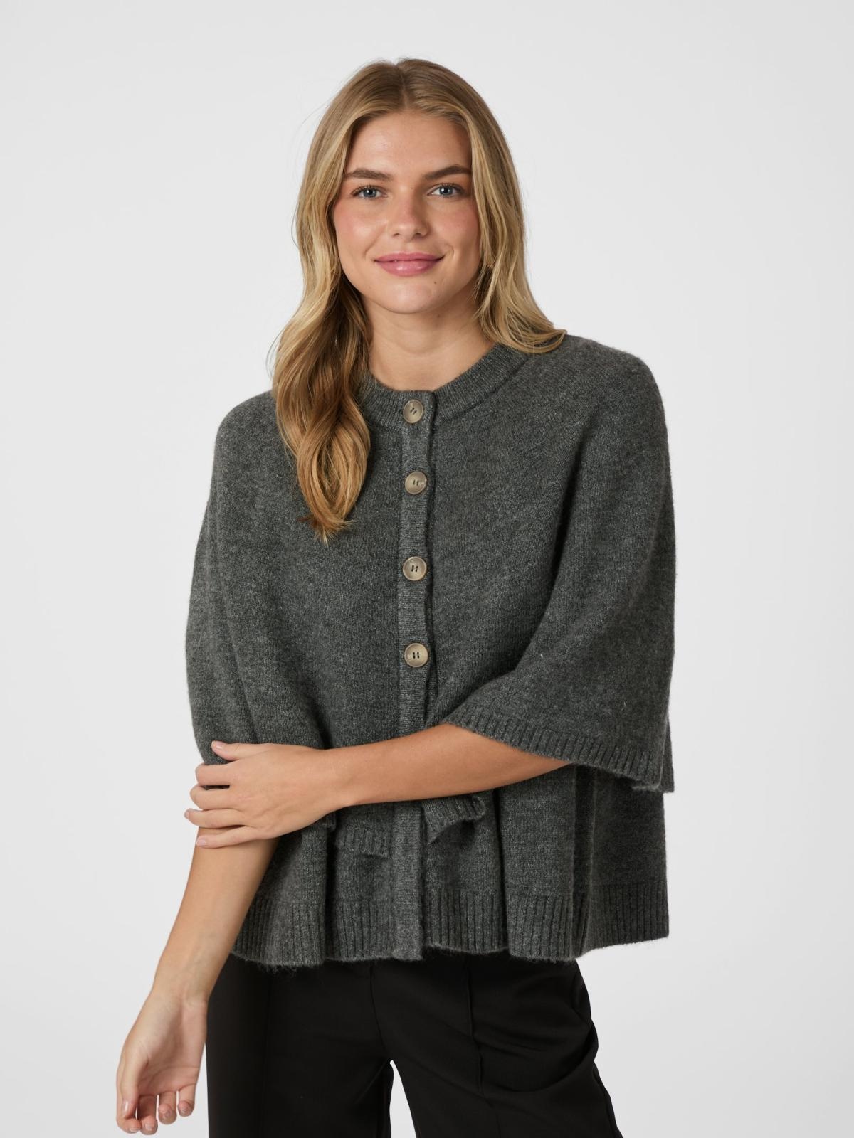 Neo Noir Josei Double Knit Cape