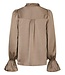 Amara Heavy Sateen Bedaz Blouse
