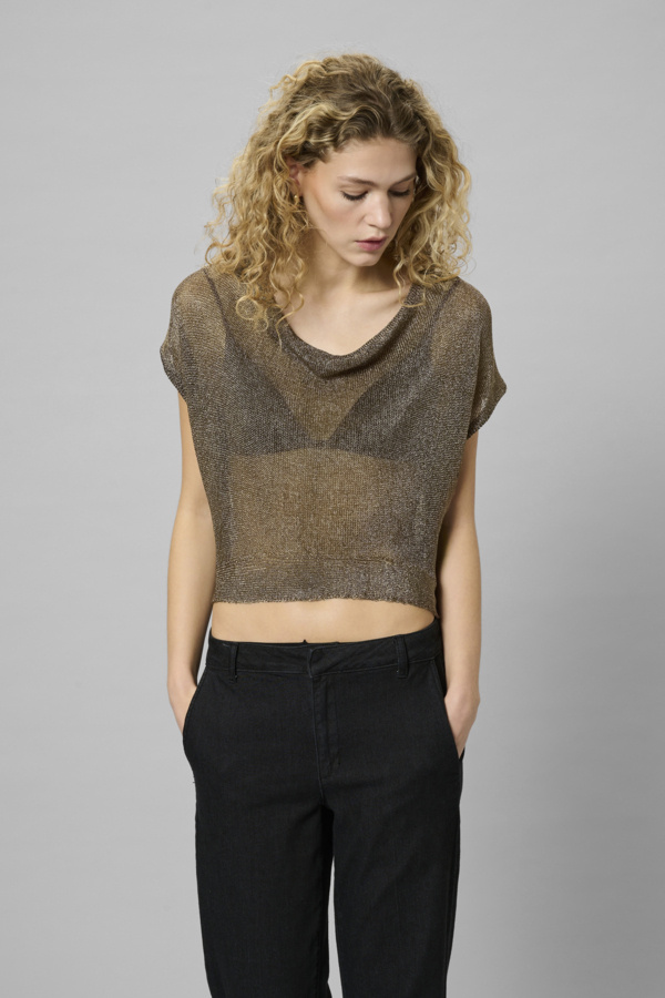Olly Knit Waterfall Top