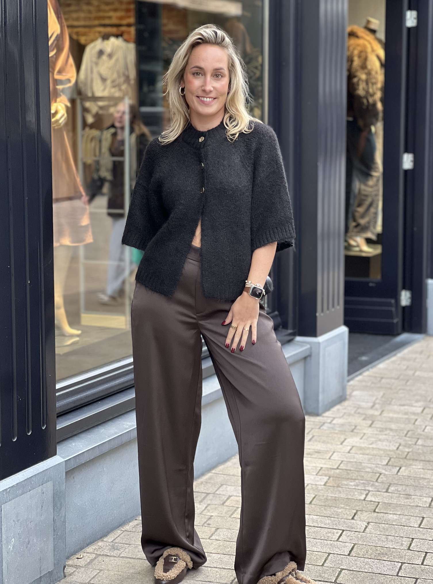 Benuta Fluffy Knit Cardigan