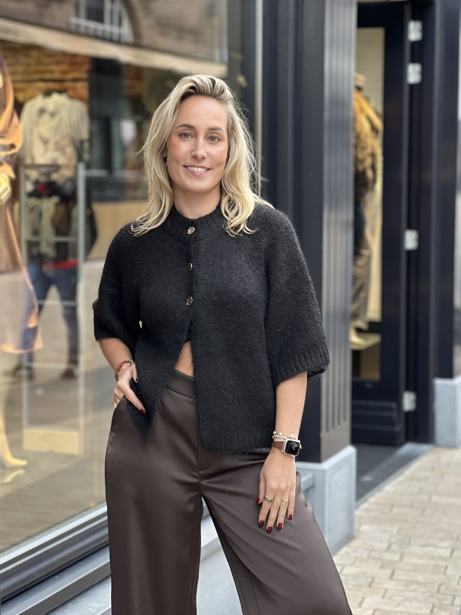 Benuta Fluffy Knit Cardigan