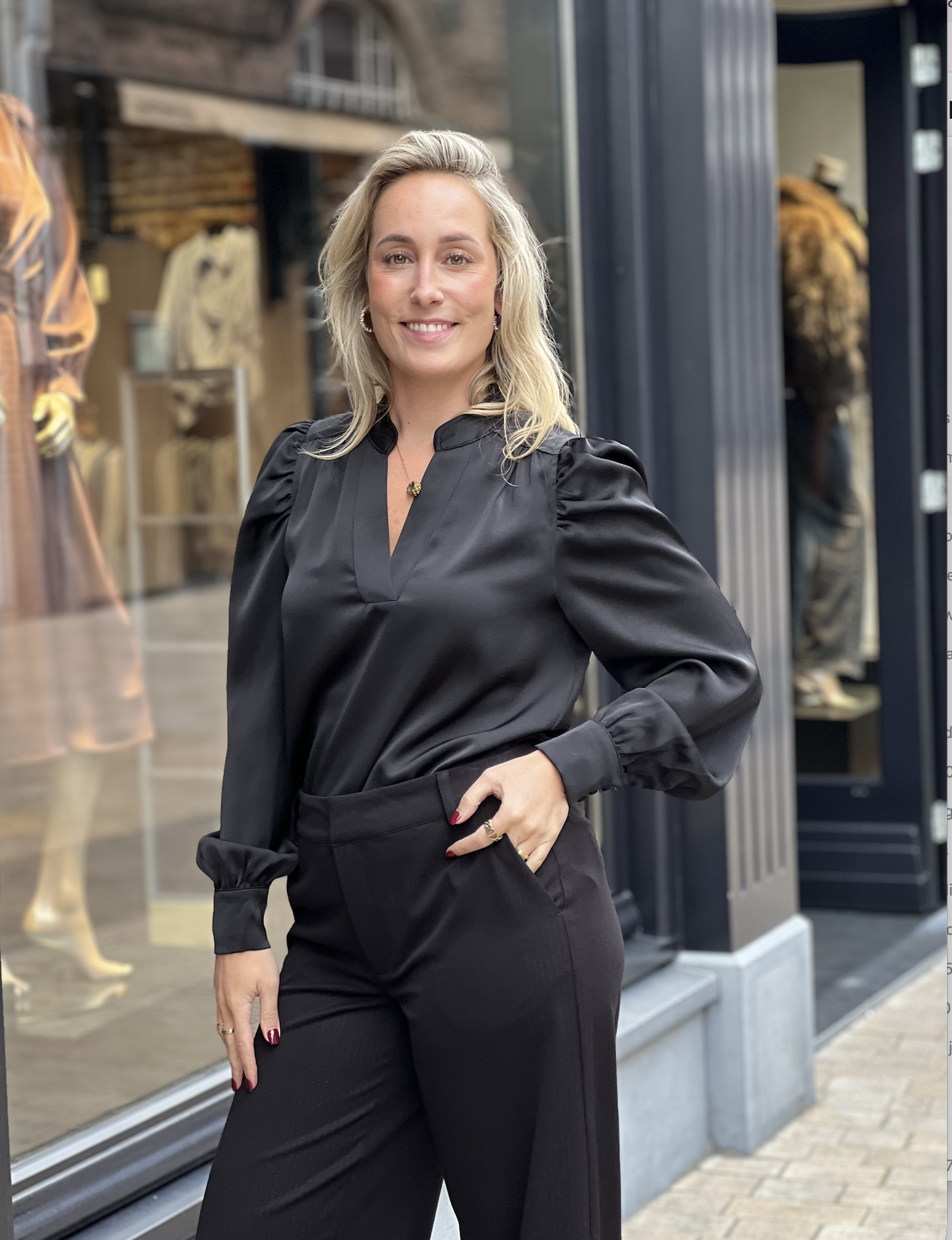 Rosslyn Heavy Sateen Blouse