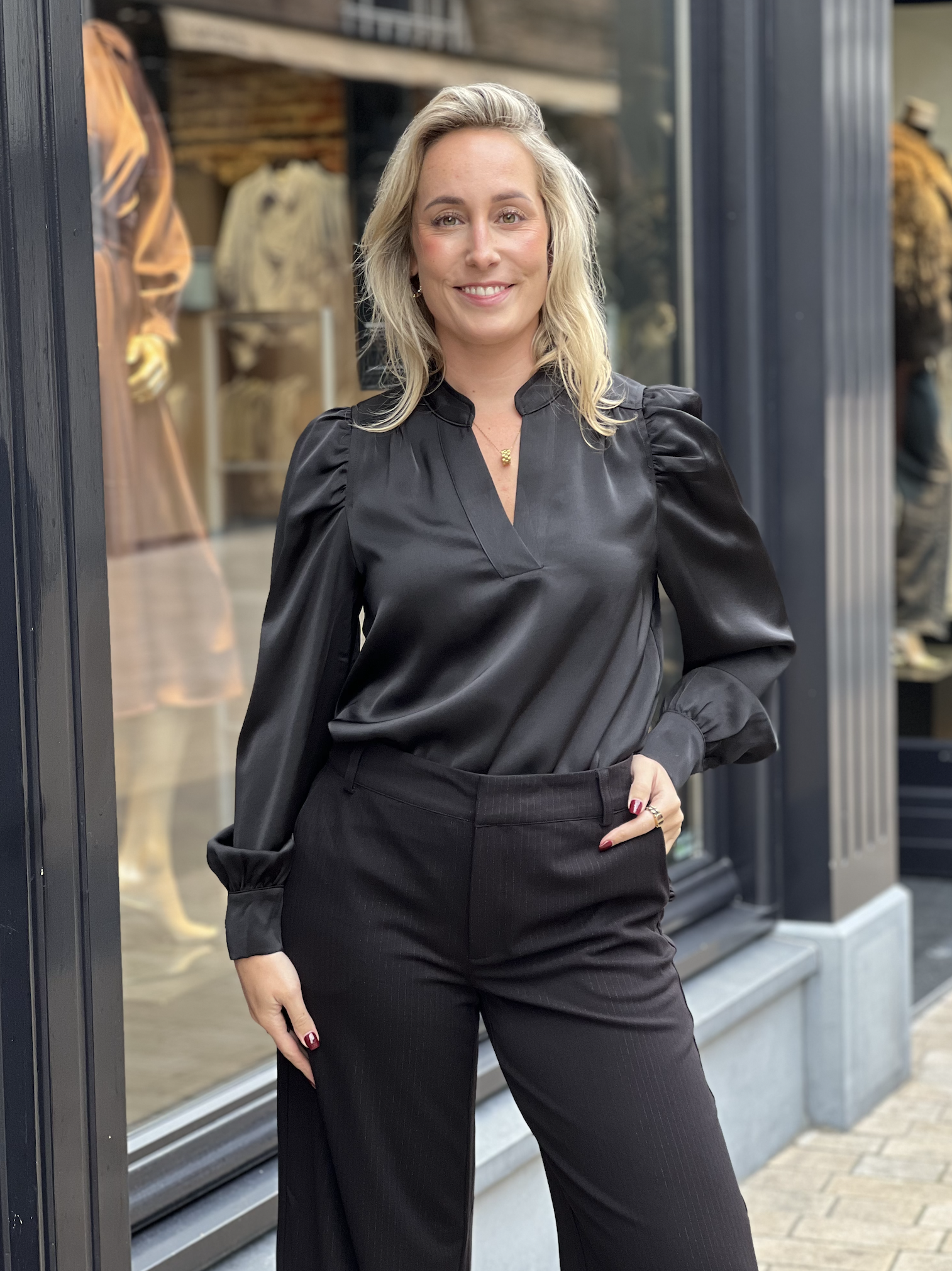 Rosslyn Heavy Sateen Blouse