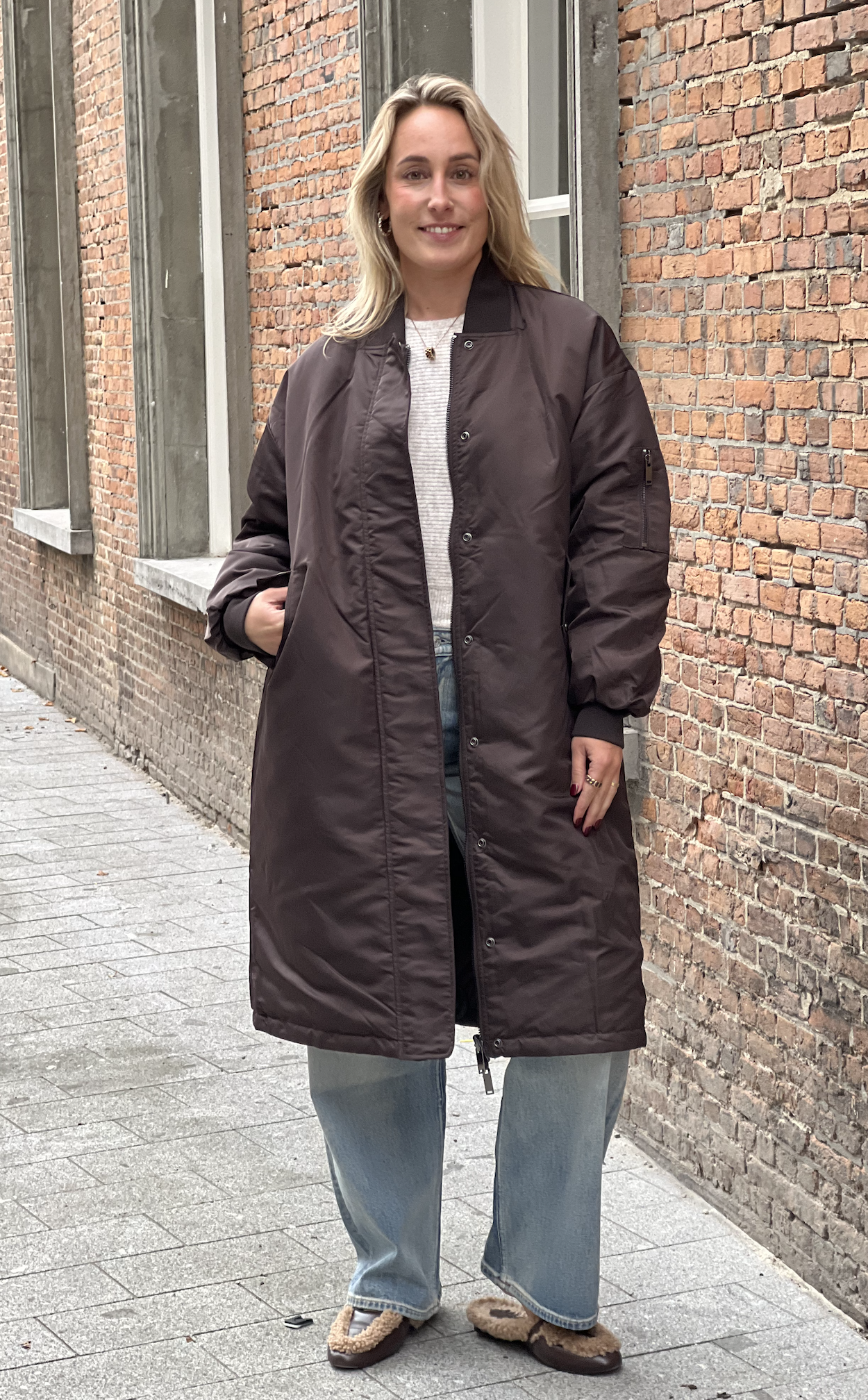 Helga Long Bomberjacket