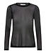 Mesh O-Neck Top
