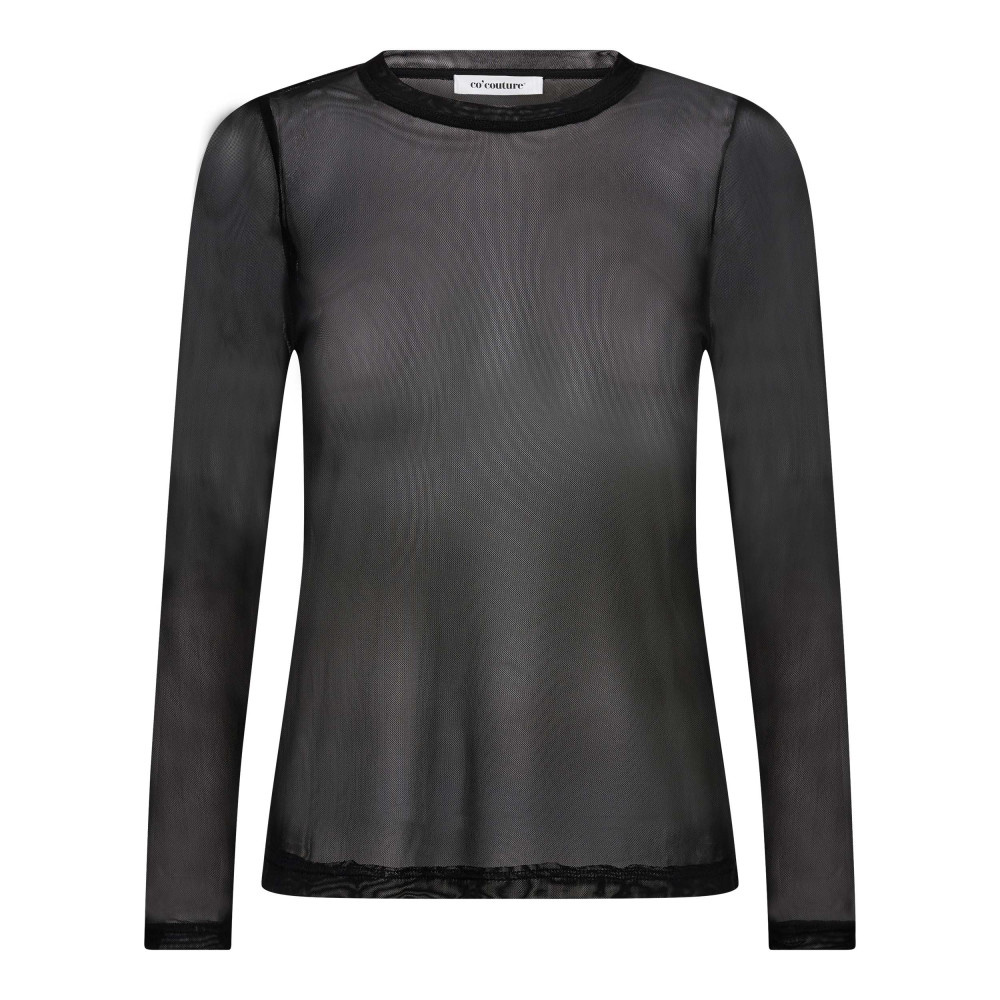 Mesh O-Neck Top