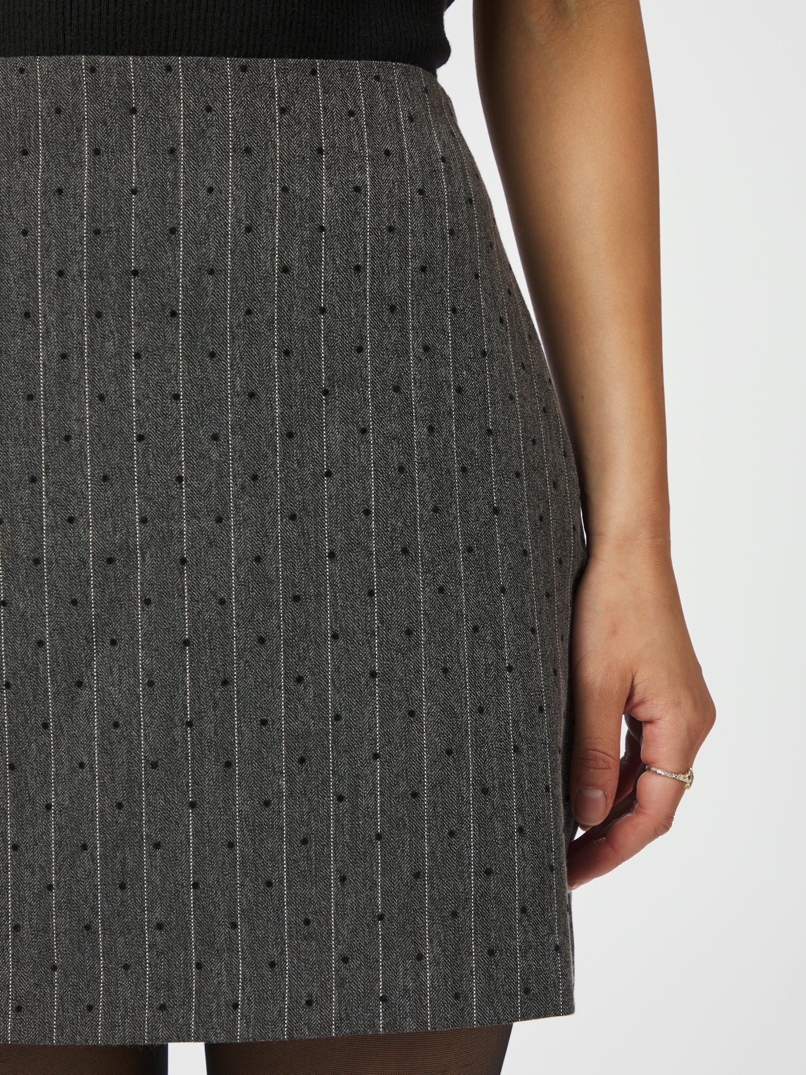 Roe Mini Dot Skirt