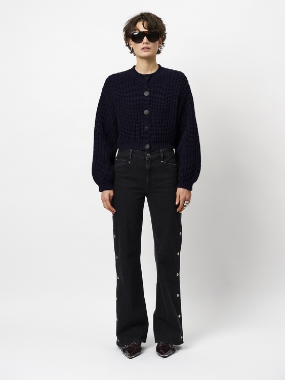 Zinnia Chunky Wool Cardigan