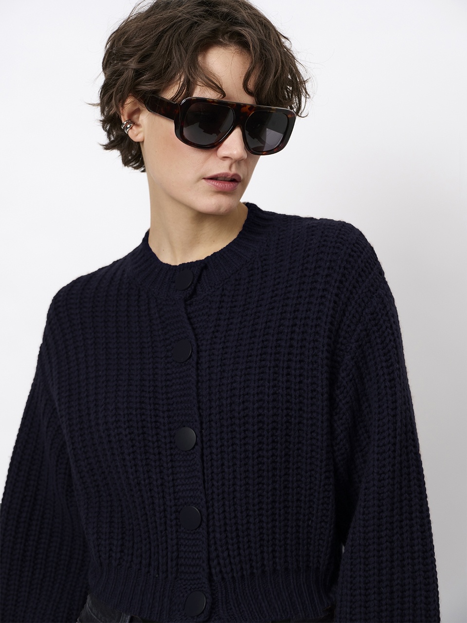 Dante 6 Zinnia Chunky Wool Cardigan