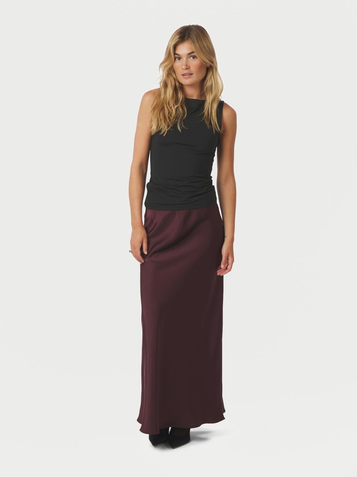 Vicky Heavy Sateen Skirt