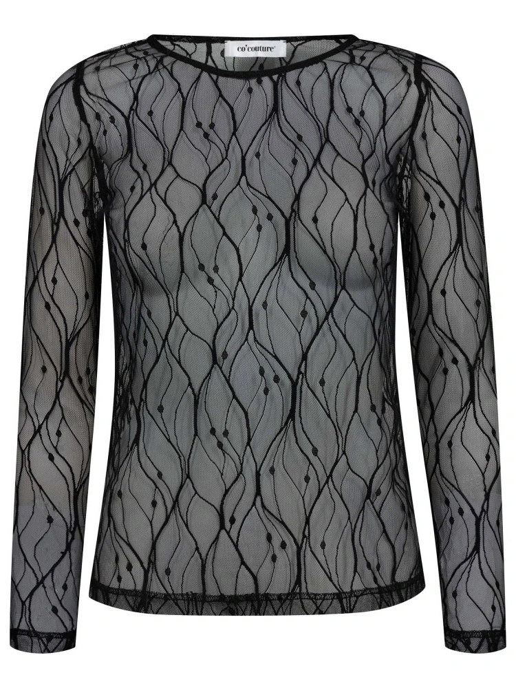 Co'couture Mercy Mesh O-Blouse