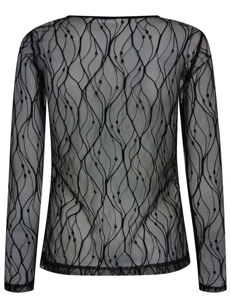 Mercy Mesh O-Blouse
