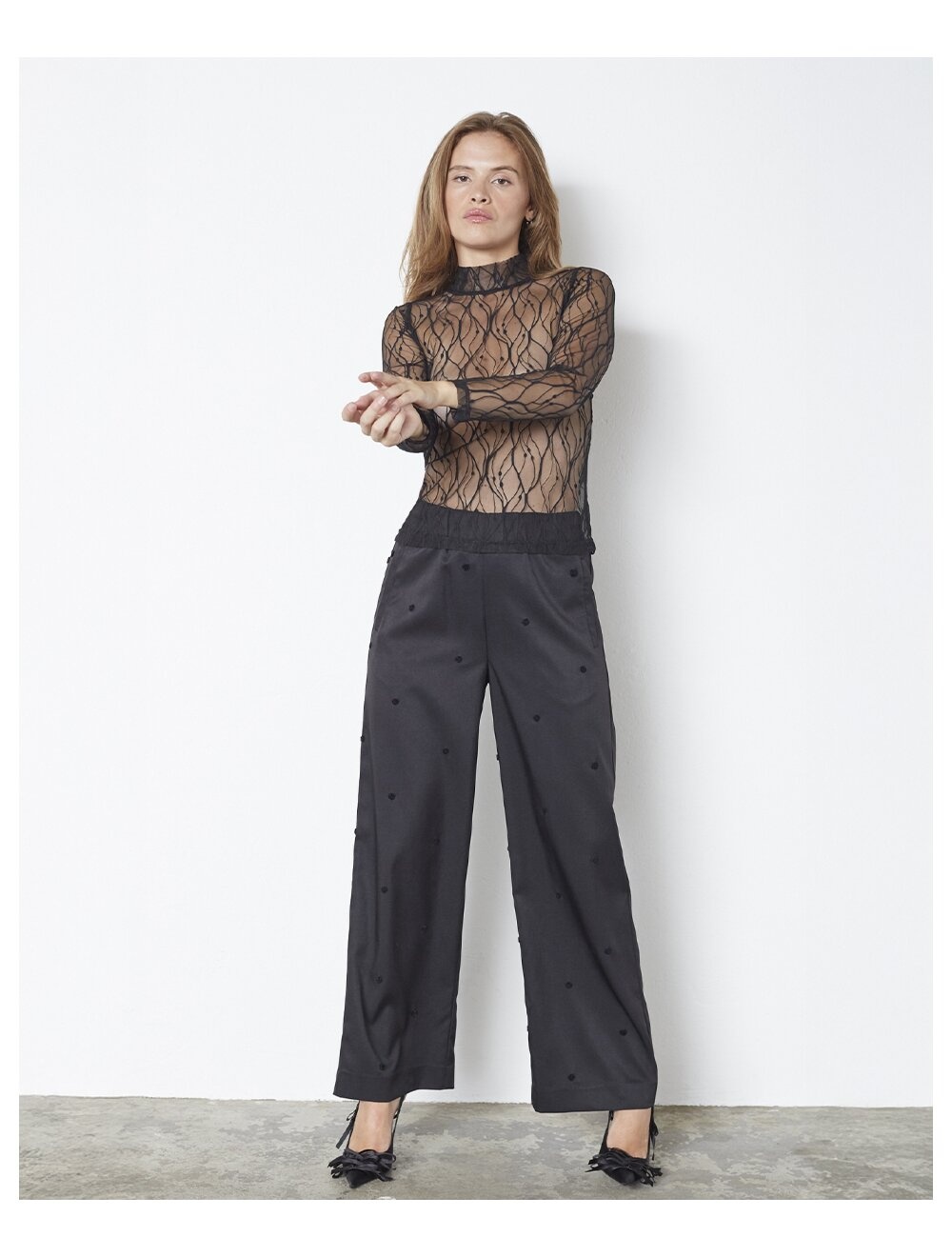 Mercy Mesh Turtleneck