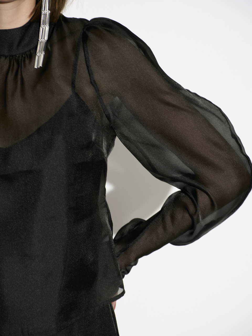 Ocean Puffy Sleeve Top