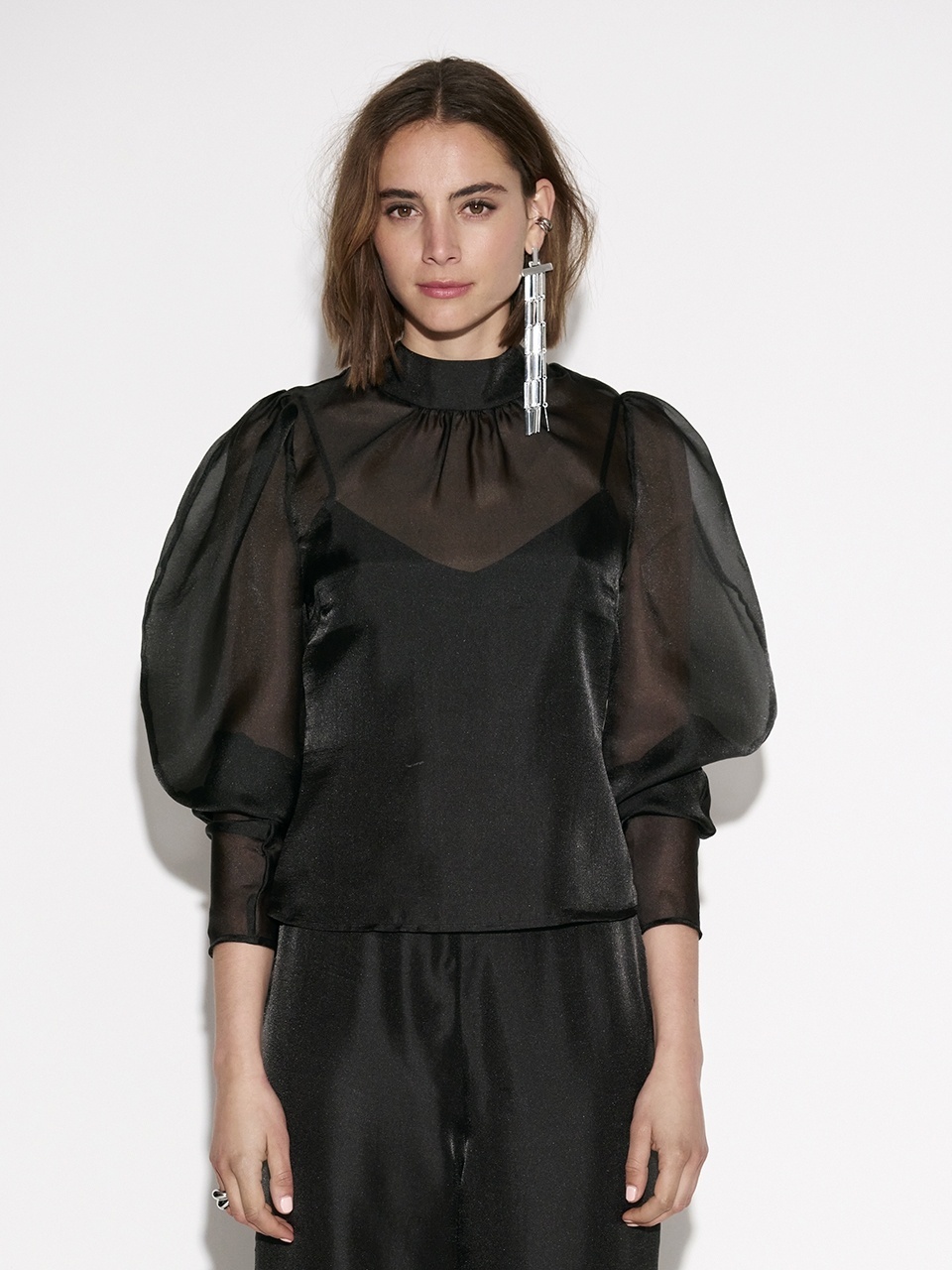 Dante 6 Ocean Puffy Sleeve Top