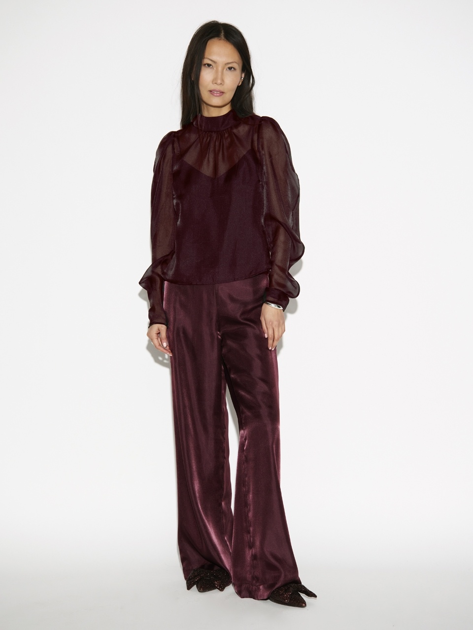 Ocean Puffy Sleeve Top