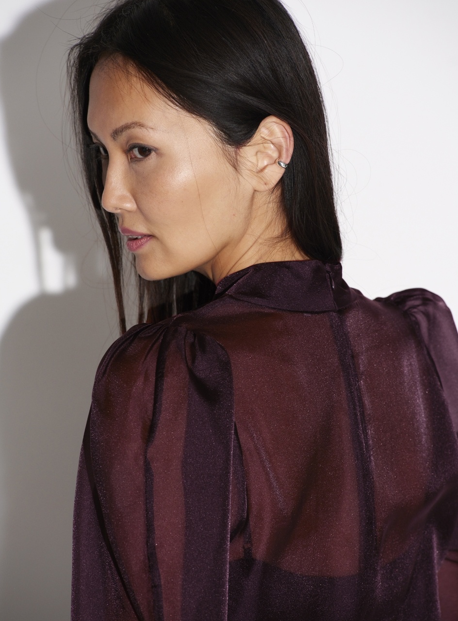 Ocean Puffy Sleeve Top