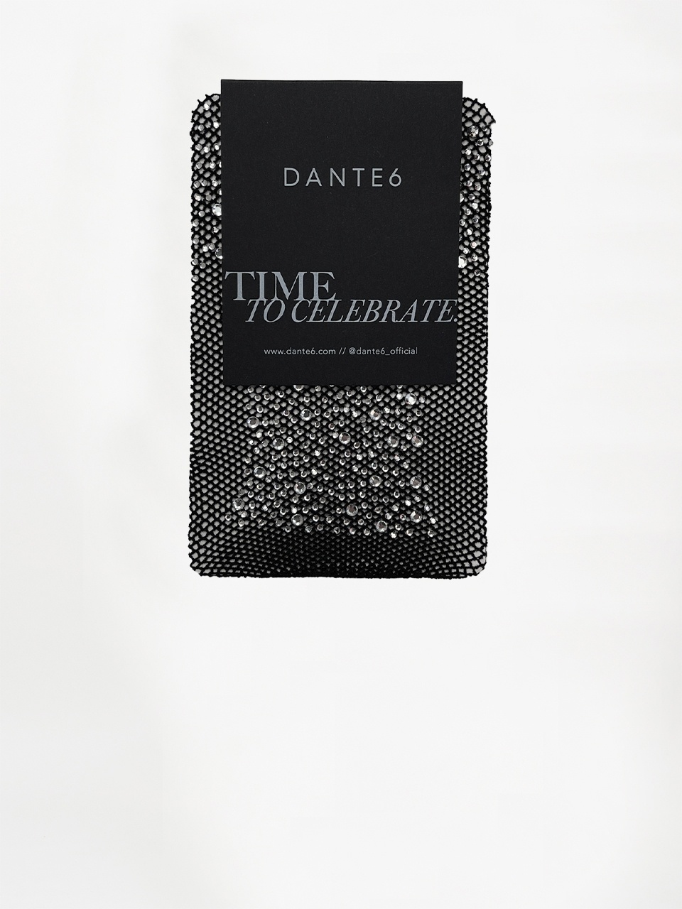 Rhinestone net-socks