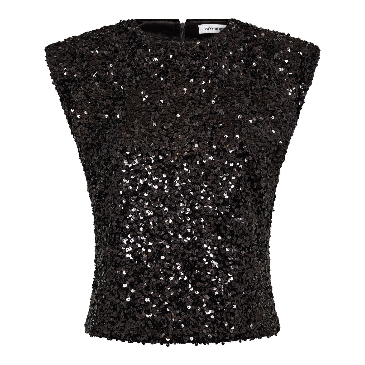 Co'couture Roslyn Sequin Top