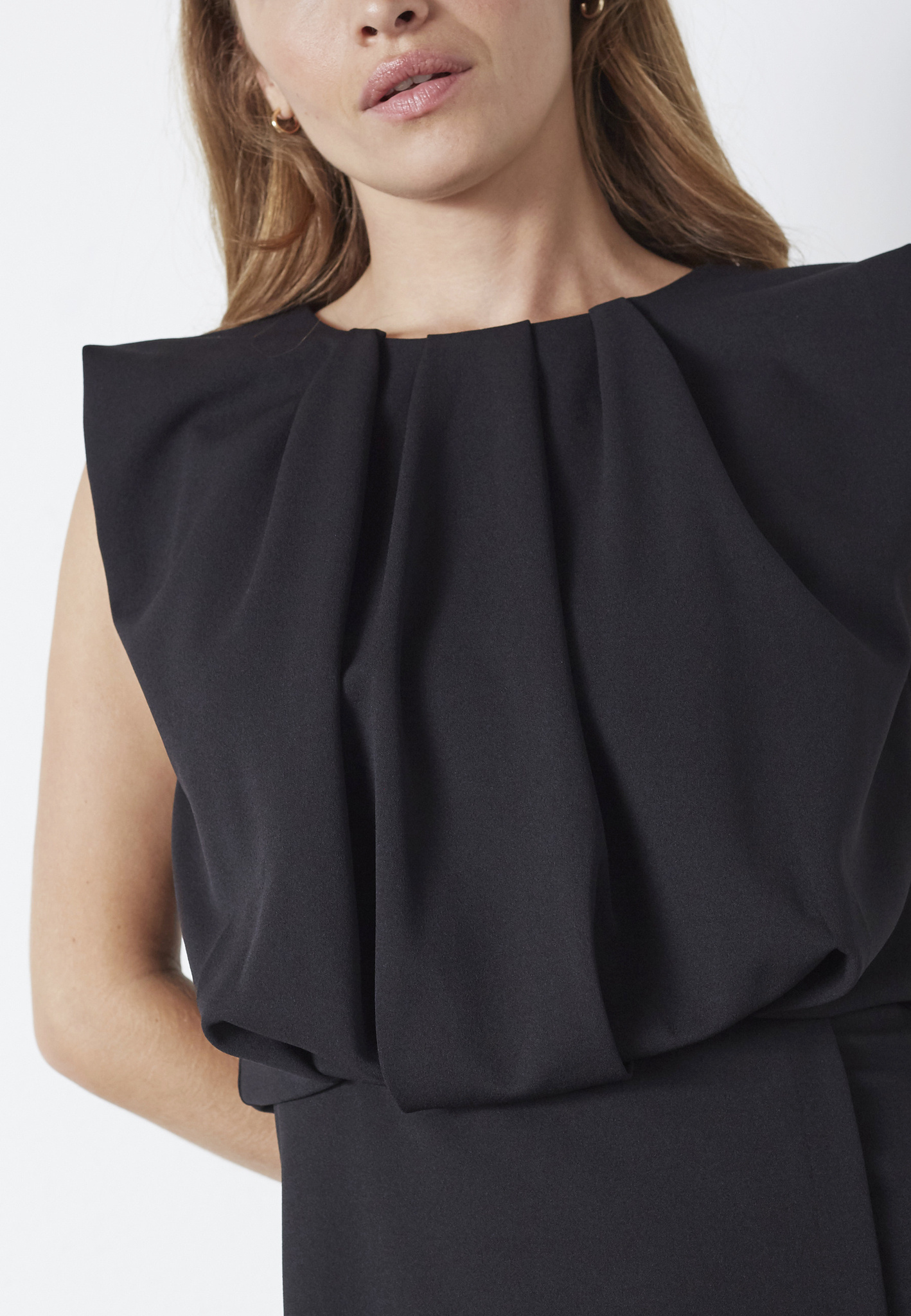 Co'couture Falcon Pleat Mini Dress