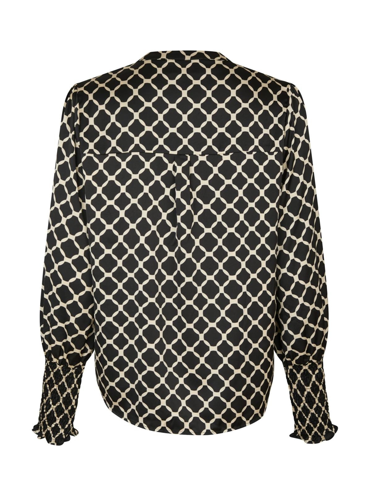 Landa Tile Print Blouse