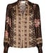 Massima Botanical Border Blouse