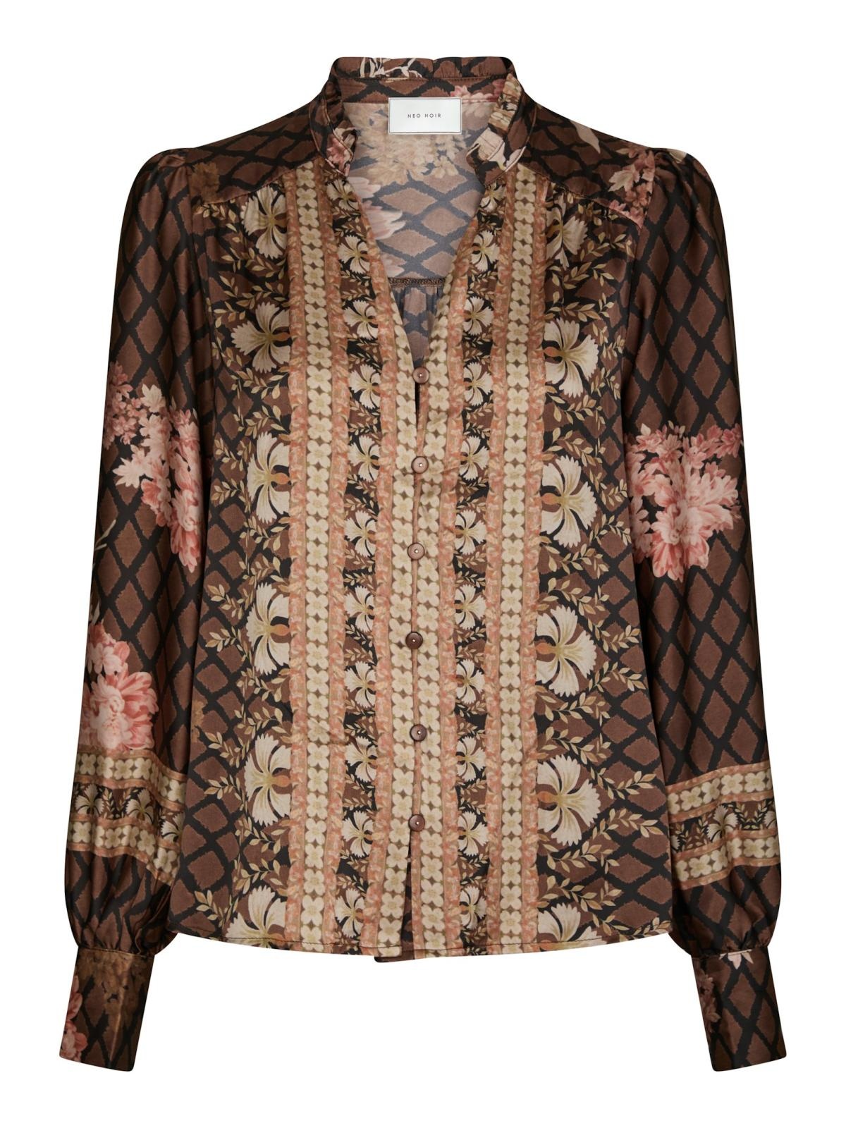 Massima Botanical Border Blouse