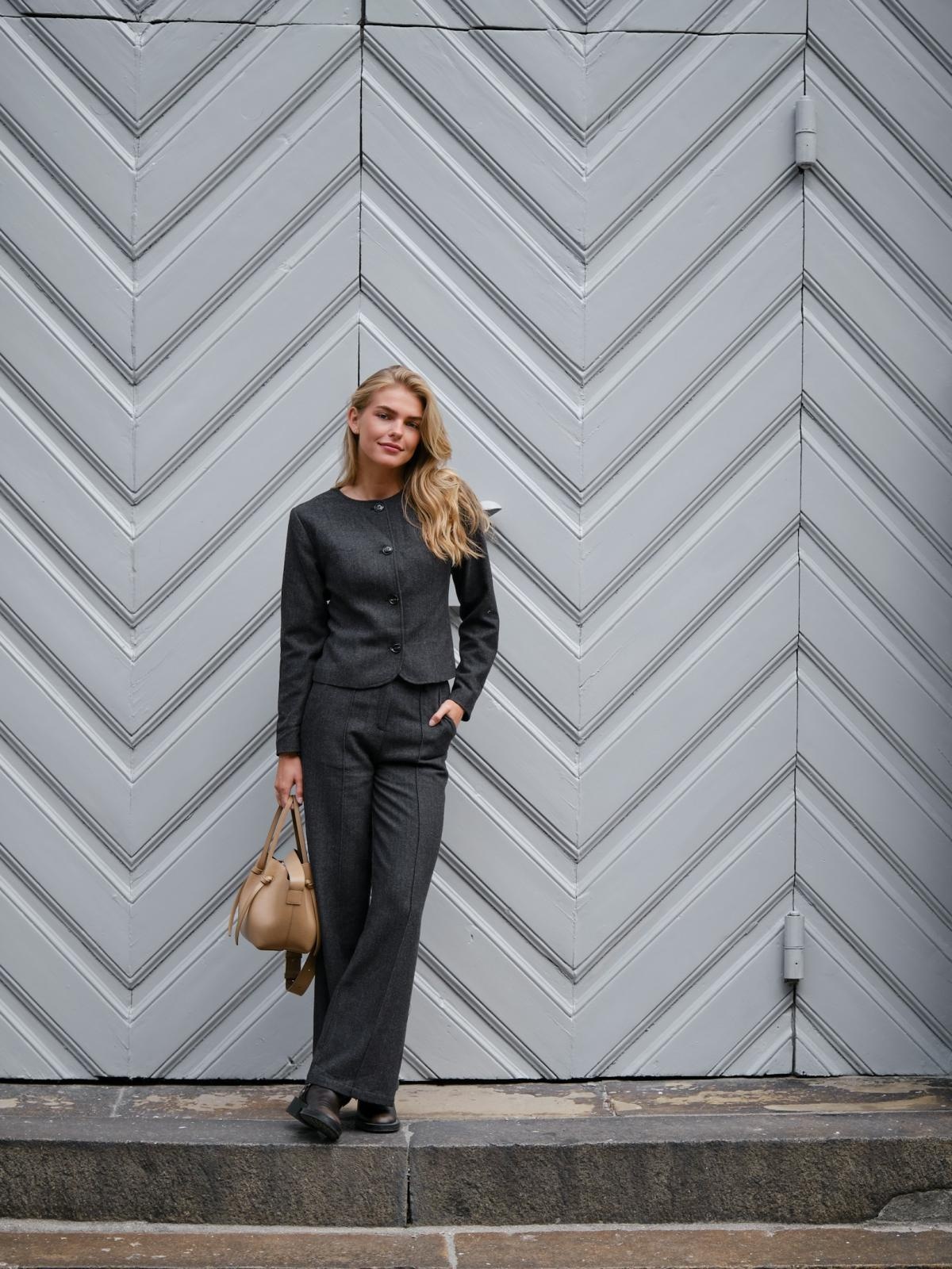 Amanda Herringbone Jacket