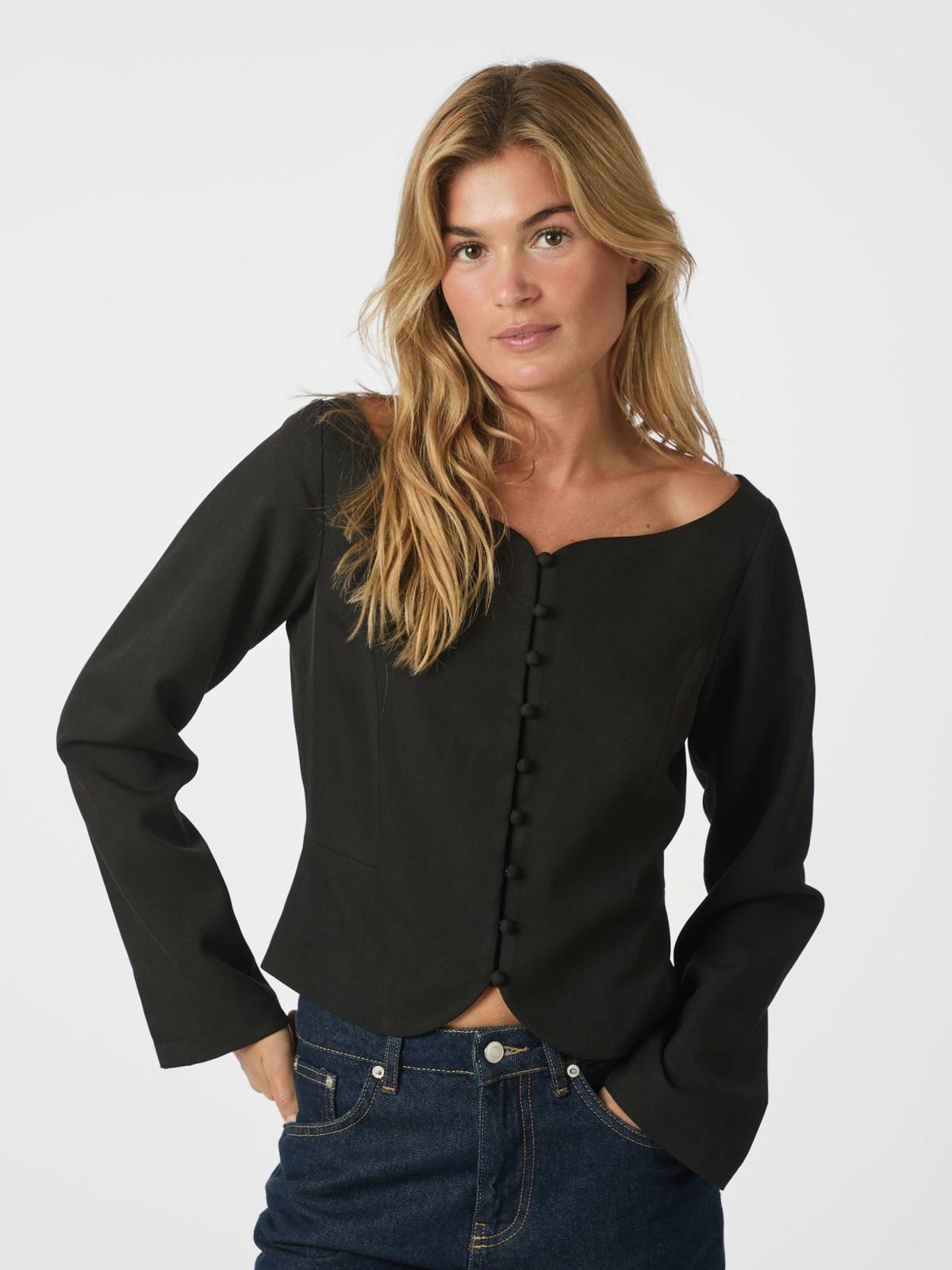 Neo Noir Salsa Structure Blouse