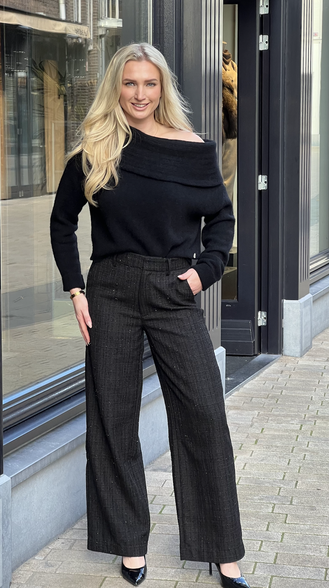 Antya Off Shoulder Sweater