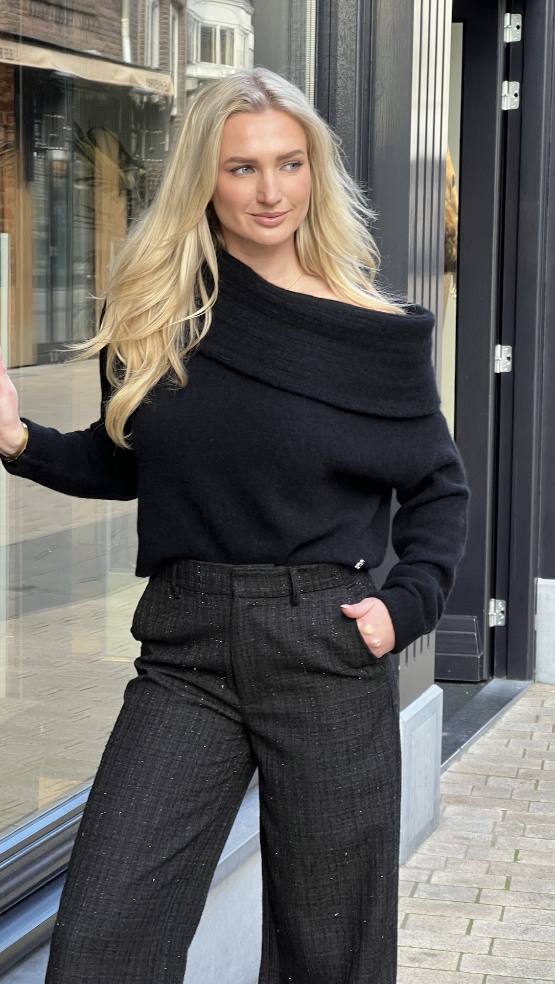 Antya Off Shoulder Sweater