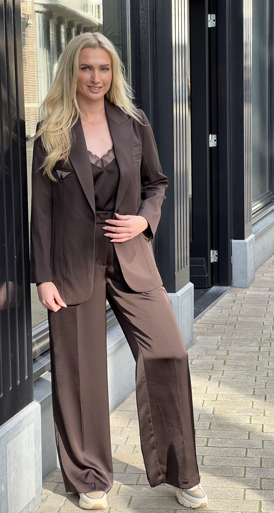 Ipso Plain Lace Camisole