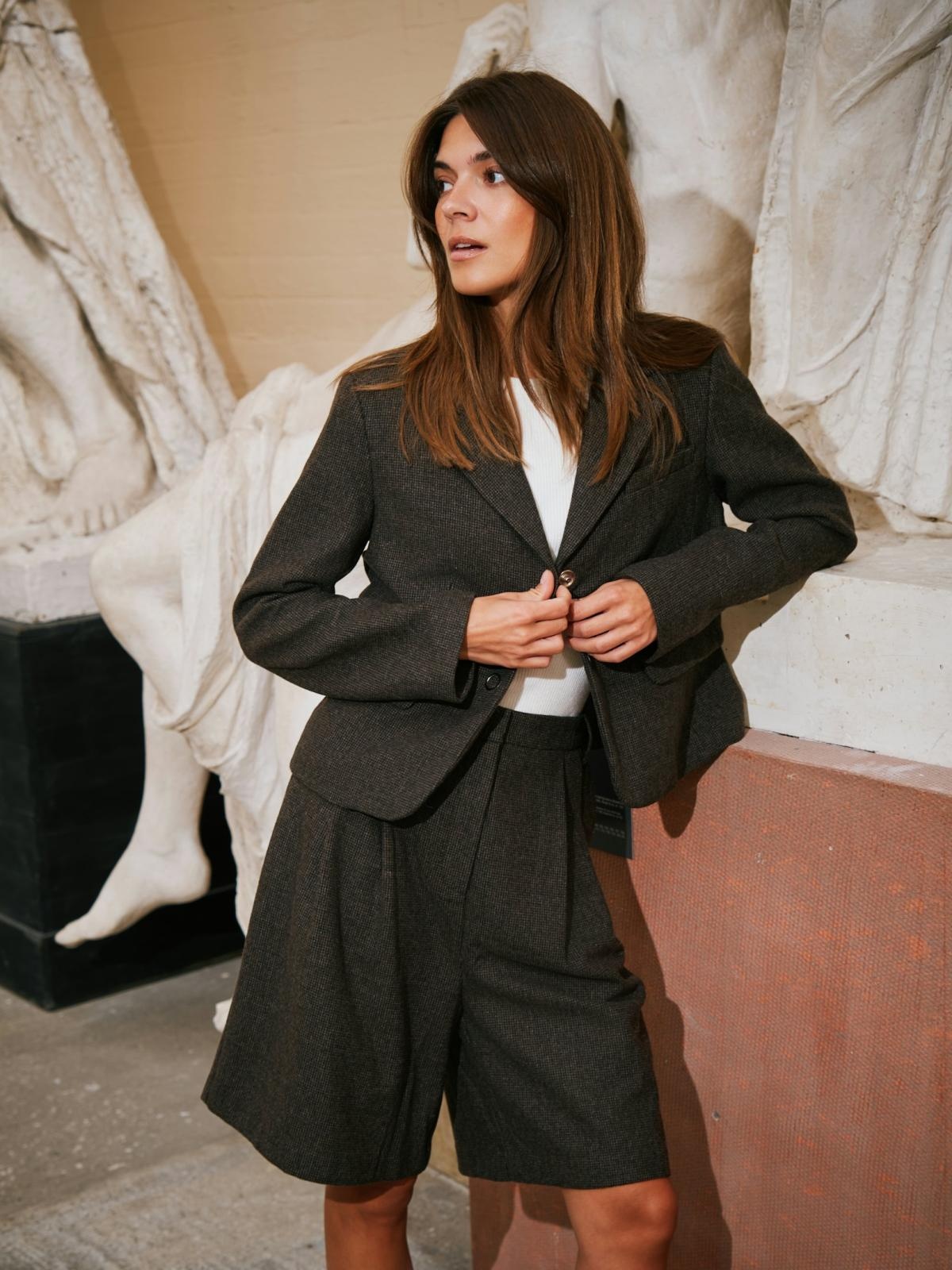 Nika Mini Check Shorts