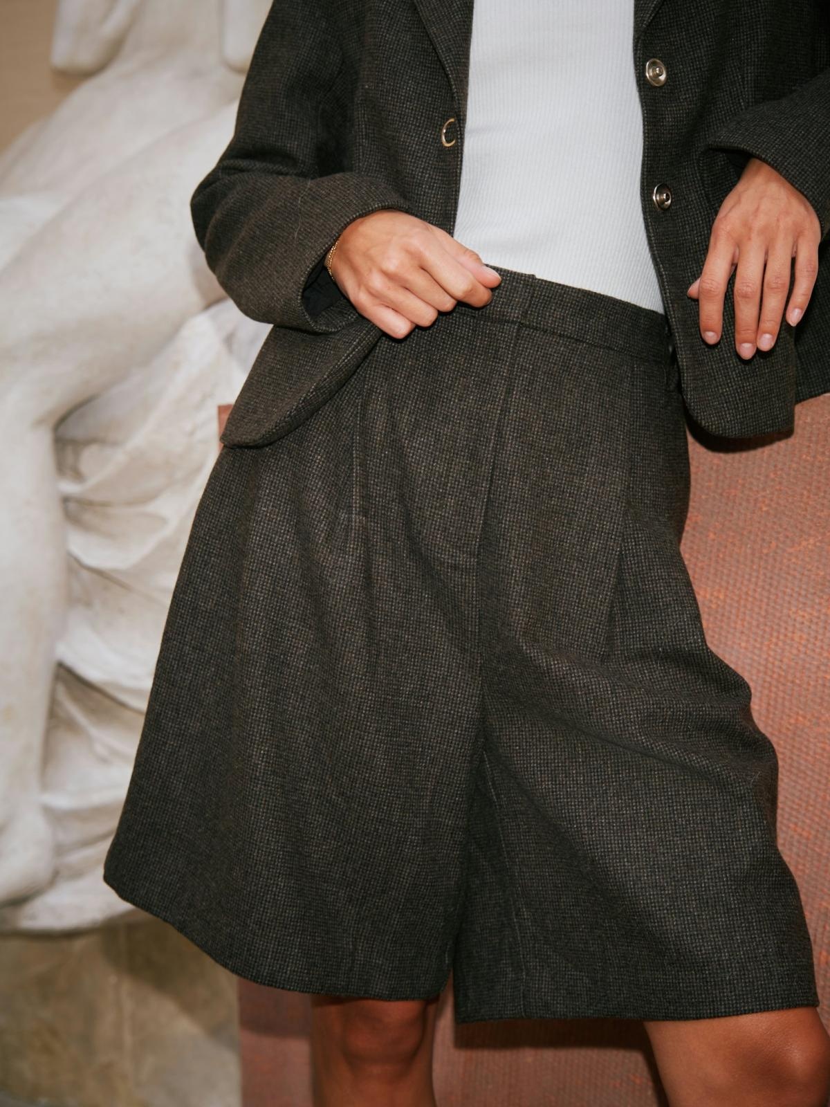 Nika Mini Check Shorts