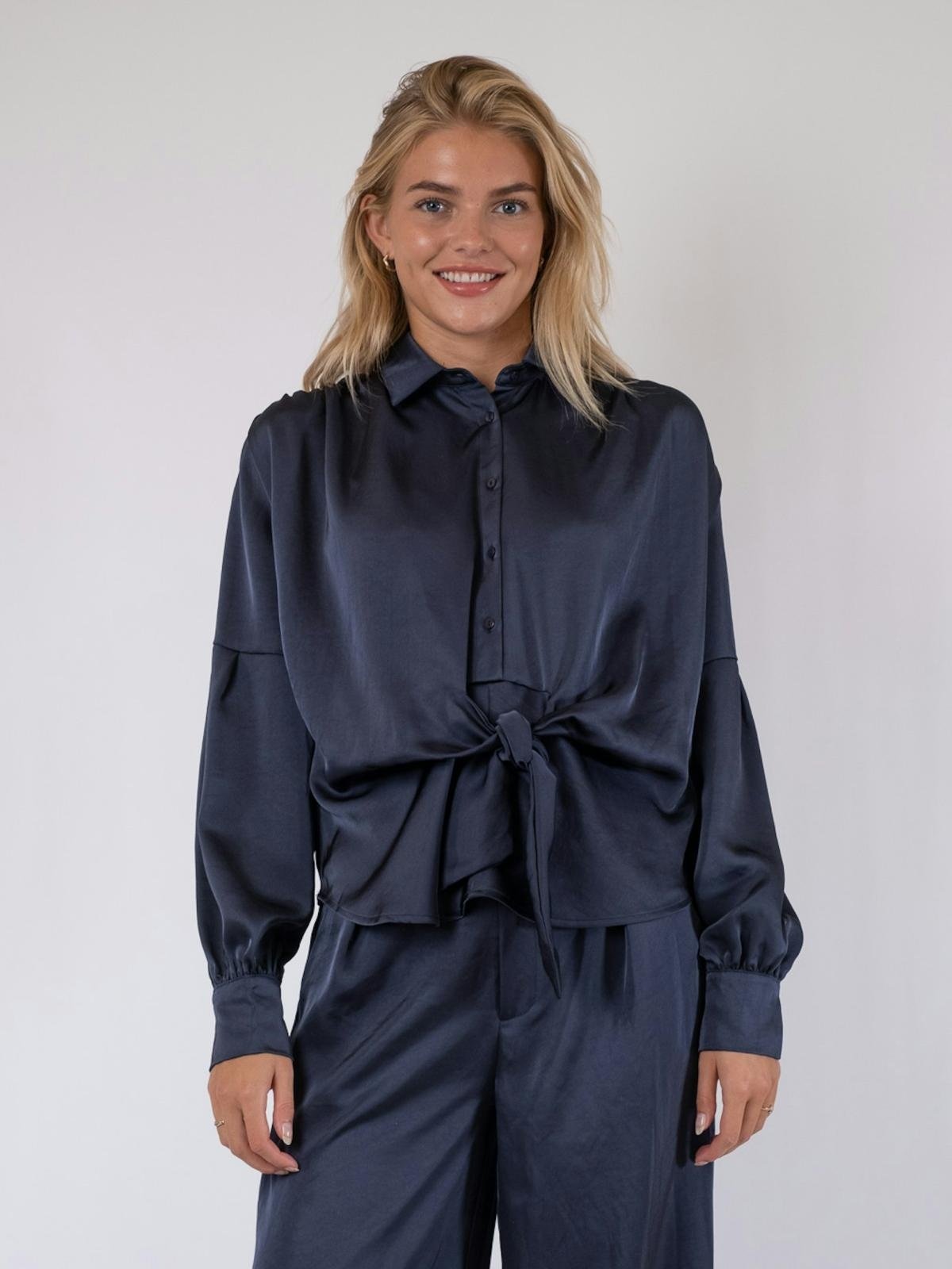 Neo Noir Naja Satin Shirt