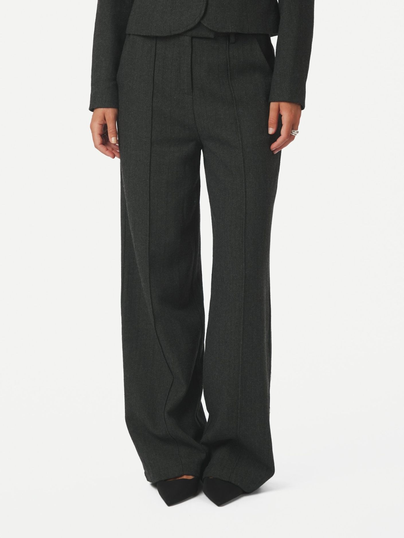 Sury Herringbone Pants
