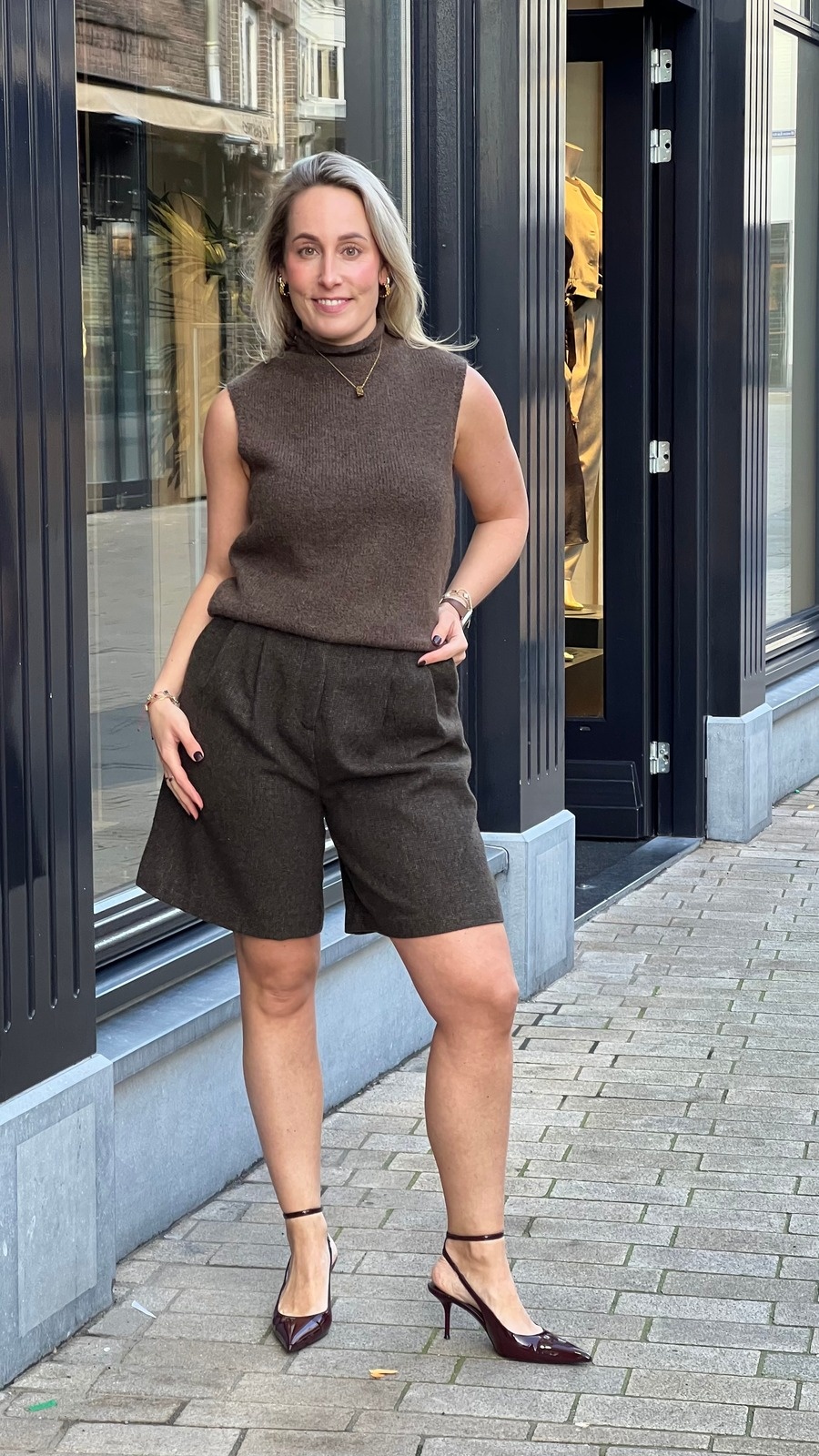 Nika Mini Check Shorts