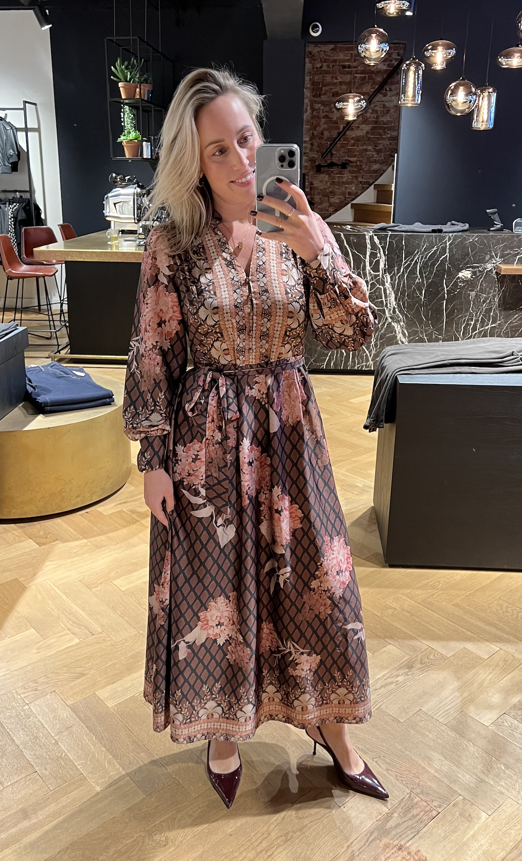 Nova Botanical Border Dress