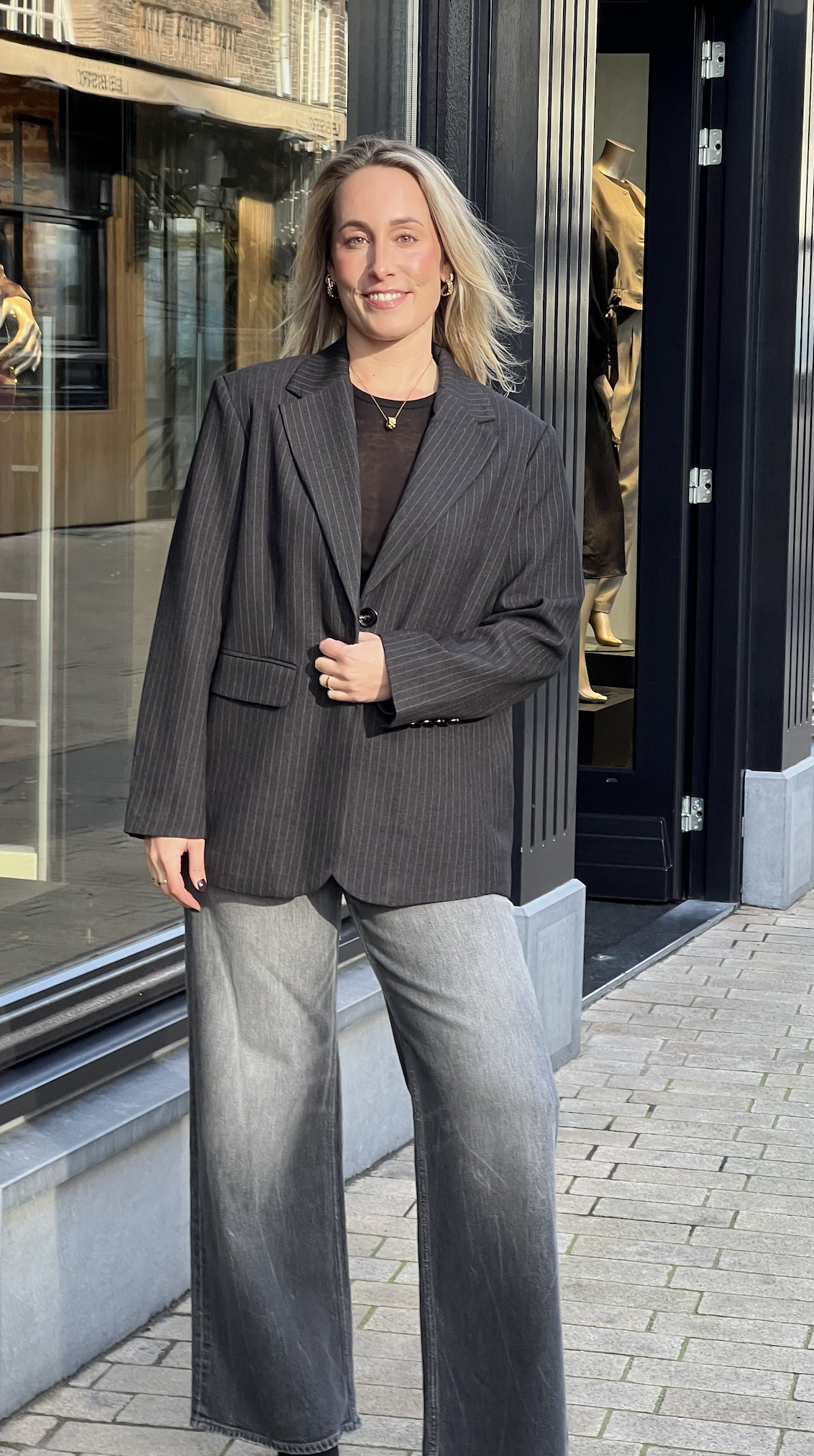 Marielle Button Back Blazer