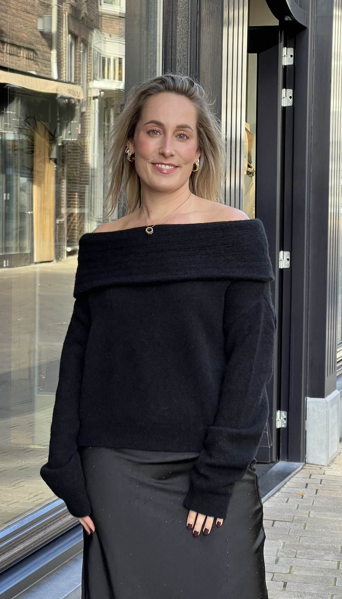 Antya Off Shoulder Sweater