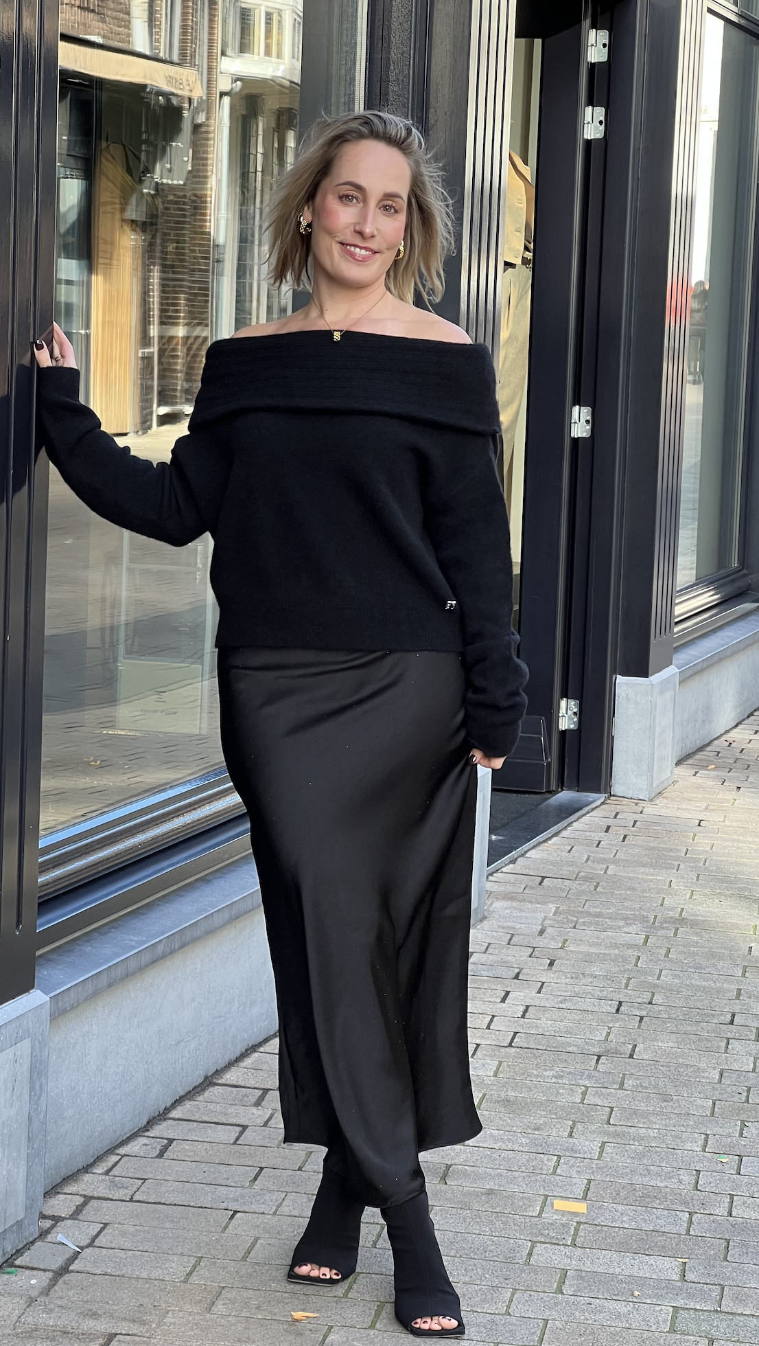 Antya Off Shoulder Sweater