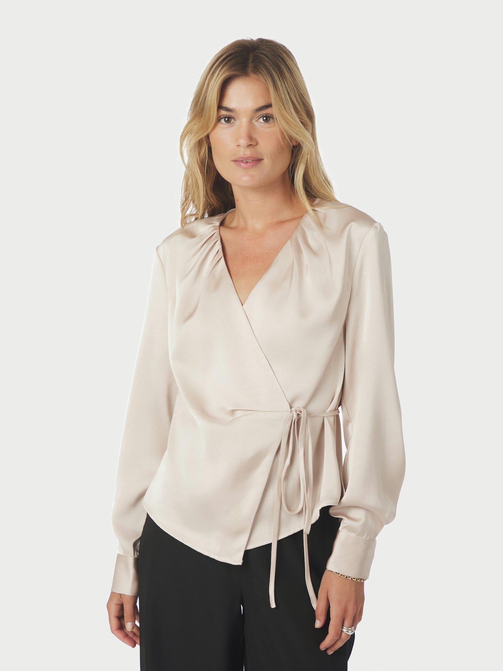 Neo Noir Caprina Heavy Sateen Blouse