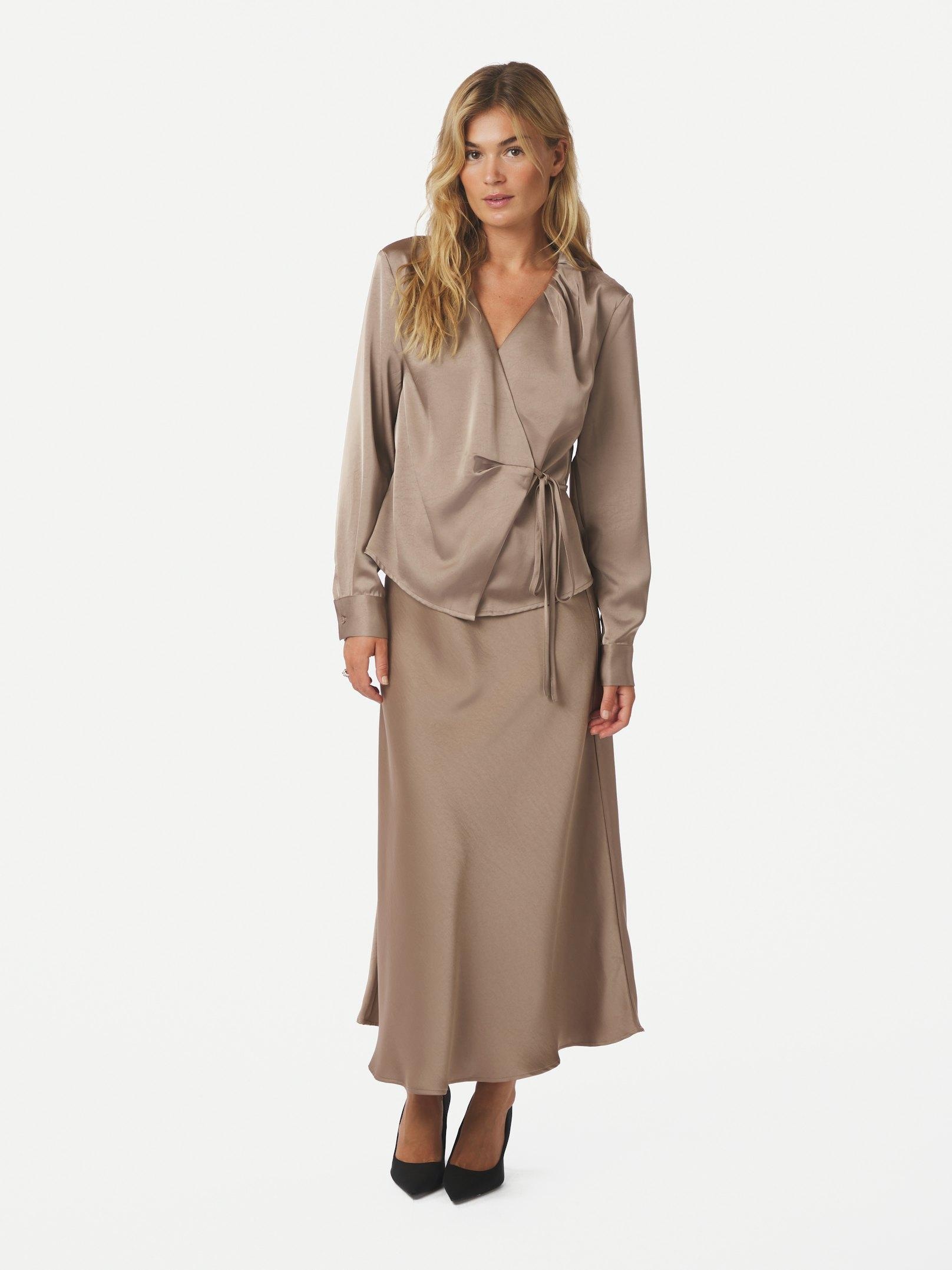 Caprina Heavy Sateen Blouse