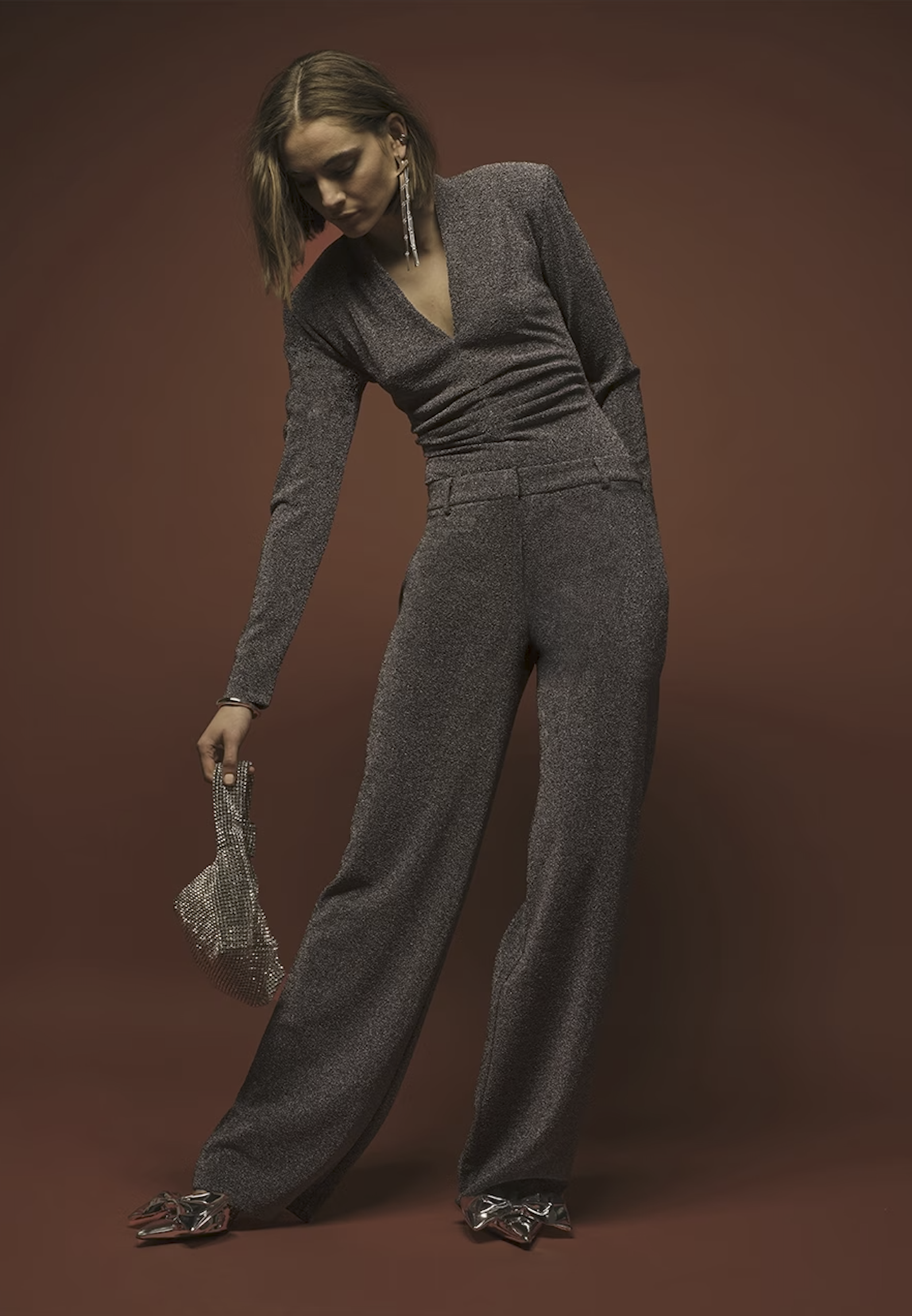 Healey Lurex Body Top