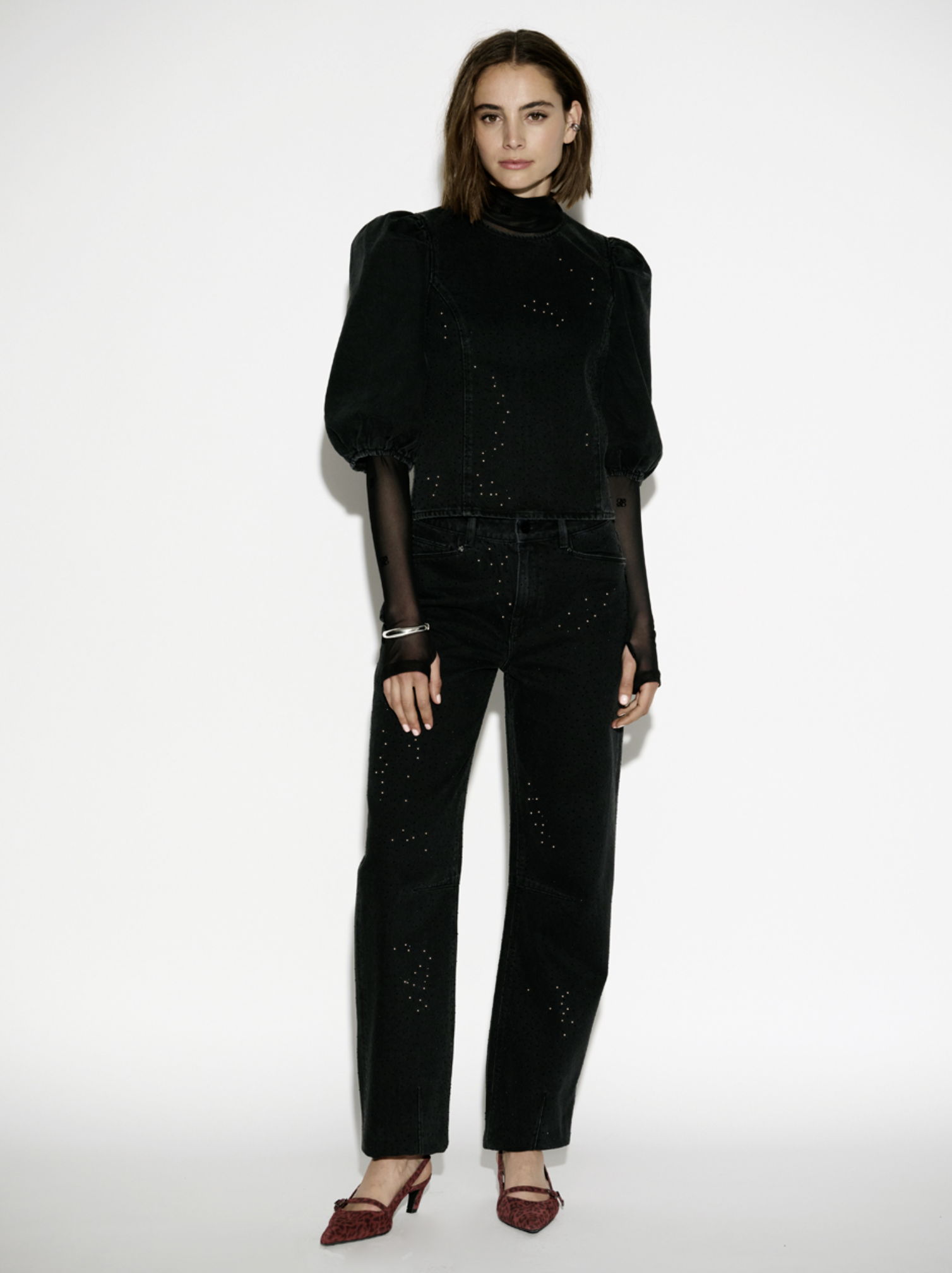 Gaia Rhinestone Jeans