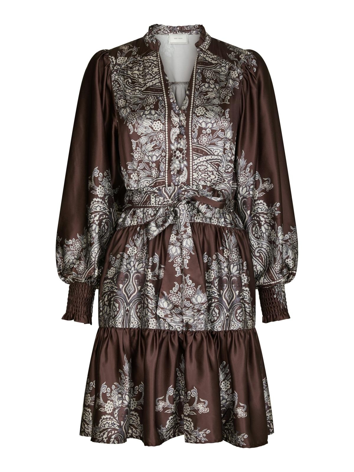 Malfida Paisley Border Dress